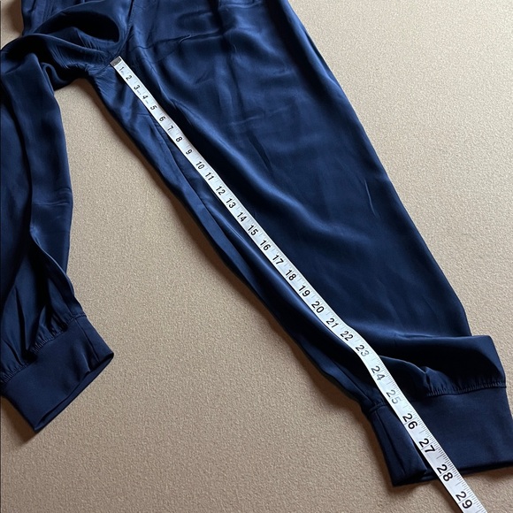 ATM Anthony Thomas Melillo Silk Joggers - Blue -Small - Picture 10 of 11